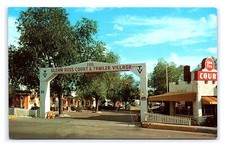 Glen - Russ Court  & Trailer  Village Colorado Springs Colorado Postcard picture