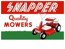 Snapper Comet Model Quality Mowers NEW METAL SIGN: 9 x 12