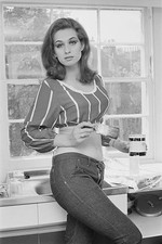 English actress Valerie Leon UK 1st July 1969 Historic Old Photo picture