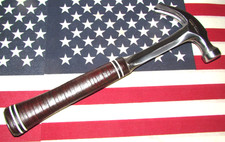 Vintage 1978 Estwing Curve Claw 16 oz Hammer w/Original Leather Handle 