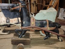 Antique Coney Island NY Carousel Ride Horse & Cart, attributed to W.F. Mangels picture
