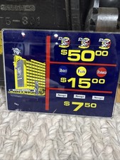 Vintage Harvey’s Casino Slot Machine Insert Lake Tahoe Stateline,NV 12x9 picture