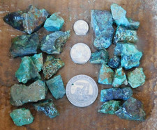 Turquoise rough 1/2 lb high grade natural hard Blue Silver #2 , Tonopah NV Lot A picture