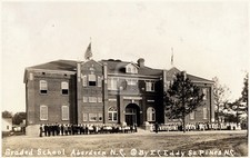 Graded school, Aberdeen, NC North Carolina 1914 RPPC Photo Postcard COPY picture