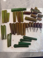 Vintage Bakelite mix Marble Green  Mixed  picture