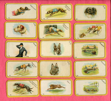 1926 CARRERAS LTD. GREY HOUND RACING GAME 15 DIFFERENT TOBACCO CARD LOT picture
