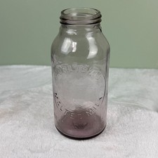 Antique Horlick's Malted Milk Glass Bottle Sun Purple Racine Wisconsin Embossed picture