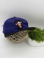 Vintage 90s The Disney Store Tigger T Snapback Hat Purple Black NWT Pooh picture