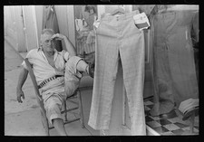 Caruthersville Missouri Storekeeper Mens Store 1938 Man in Front of Shop picture