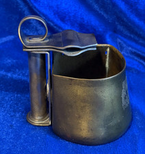 1930's Era Pipe Holder & Ashtray. K.F. Lees...New Haven, CT...BRASS picture