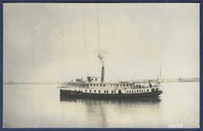 Steamer OCEAN VIEW BW Real Photo Postcard picture