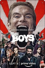 The Boys Tv Drama Show Poster Funny Tin Metal Signs Home Décor 8x12 picture
