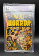 Vault of Horror 28 CGC 4.0 RESTORED EC Comics 1952 Pre-Code Horror Johnny Craig picture