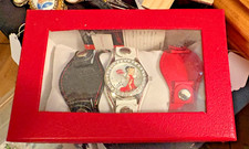 Betty Boop watch with 3 watch bands. Never worn or taken out of box. 2013 picture
