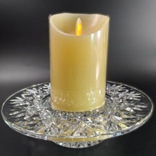 WATERFORD BETHANY Crystal Candle Holder Signed by Jim O'Leary WATERFORD Director picture