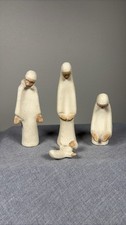 Abbey Press Grail St Meinrad Modernist Nativity Figurine Set 1972 picture
