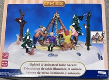 Lemax~14340~Lighted Animated Winter Playground Village Collection~Retired Works picture