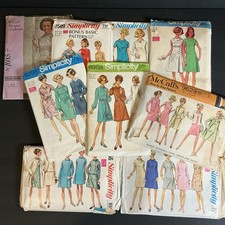 Vintage Sewing Patterns 60s Mod Dress Jacket Simplicity McCall’s Lot 16 picture