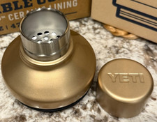 YETI GOLD METALLIC Cocktail Shaker Lid Brand New Fits 20oz / 16oz YETI Ramblers picture