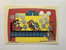 1989 Topps Nintendo Super Mario Bros. Mario 1 Screen 10 Unscratched Card picture