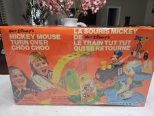 Sealed Mickey Mouse 1973 Turnover Choo Choo Complete Train Set Disney 18 picture