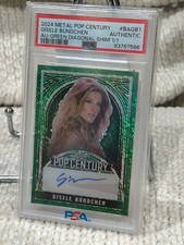 Gisele Bundchen 2024 Leaf Pop Century Autograph 1/1 PSA Authentic Her 1st Auto picture