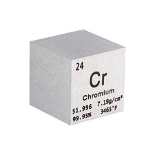 1pcs Chromium Cube Metal Element High Density Block Pure Periodic Element 1