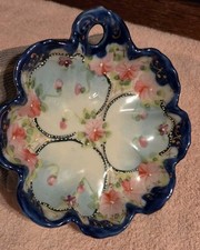 ANTIQUE  - Porcelain, Hand Painted Candy Dish (JAPAN) BUEATIFUL  picture