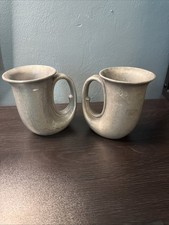 Pair Of Royal Wilton Pewter Vintage French Horn Shaped Mug picture