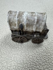 Vintage Ceramic Old Western Covered Wagon Chuck Wagon Pioneer Decor 6