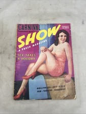 WW2 US Carnival Show Magazine August 1941 Pinup (BB309 picture