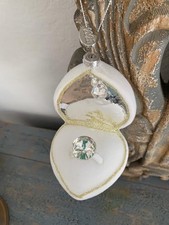 West Elm Pottery Barn Engagement Ring Heart Box Christmas Ornament 2025 picture