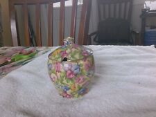Royal Winton Sweet Pea Covered Jam or Condiment or Sugar Jar SEE PICS picture