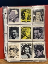 1992 Kitchen Sink Press Ed Wood Players Complete 36-Card Set Drew Friedman Art picture