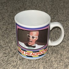 Vtg 1987 Max Headroom Chrysalis Programming Ltd Cofee Cup/Mug Rare EUC picture