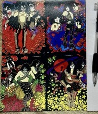 KISS 4 SOLO ALBUM LP Mini Poster 1-  5x7 Gene Simmons Paul Stanley Ace Peter Set picture