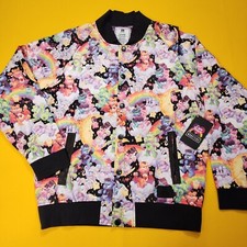 Loungefly Care Bears x Universal Monsters AOP Unisex Bomber Jacket Meduim NEW picture