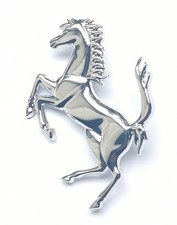Ferrari Sliver Metal Car  Logo Lapel Pin  Badge (7*5cm) picture