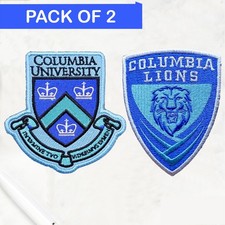 University Of Columbia & Columbia Lions Logo Iron On Patch-Sew Patch-Embroidered picture