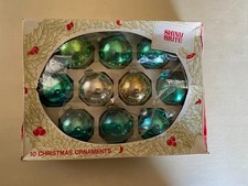 Vintage 1960's Box of Ten Shiny Brite 2.5