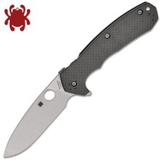 Spyderco Amalgam S30V Satin Plain Blade Carbon Fiber G10 Laminate C234CFP picture