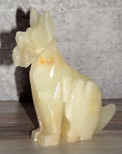 Scottish Terrier WhiteOnyx  Figurine Carved  Scotty Dog 4