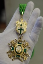 Vintage Order of St. Lazarus Commander Cross picture