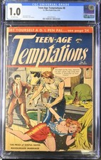 Teen-Age Temptations #8 - St. John Publication 1954 CGC 1.0  picture