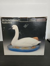 Jim Beam Decanter Tundra Swan 1991 Ducks Unlimited W/Box picture