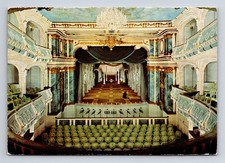 1986 Rococo Theatre Schlosstheater Schwetzingen Germany Continental Postcard picture