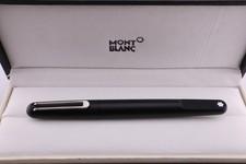 Montblanc Luxury Matte Black Rollerball Pen Silver Trim Executive Gift Boxed Pen picture