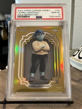 2024 Topps Chrome Disney Laurel Lightfoot Gold Refractor 12/50 PSA 10 picture
