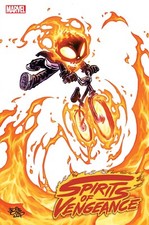 SPIRITS OF VENGEANCE 1 SKOTTIE YOUNG BABY VARIANT GHOST RIDER picture