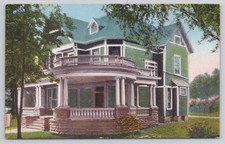Marion, Ohio President Warren G. Harding Home Front Porch Postcard Unposted picture